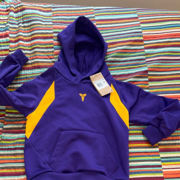 Nike Other - Nike Kobe Kids Purple and Yellow Hoodie size extra small new tags